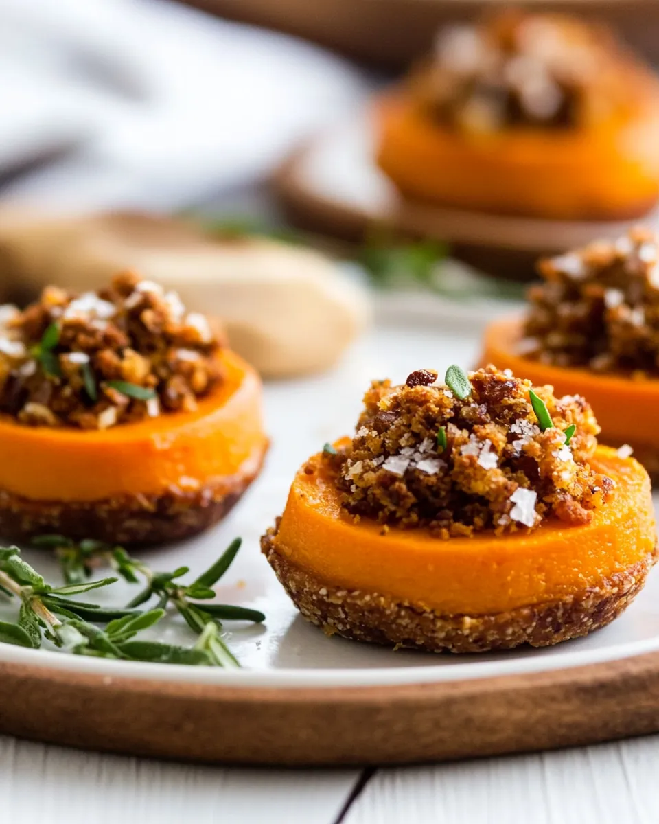 Roasted Sweet Potato Pie Bites