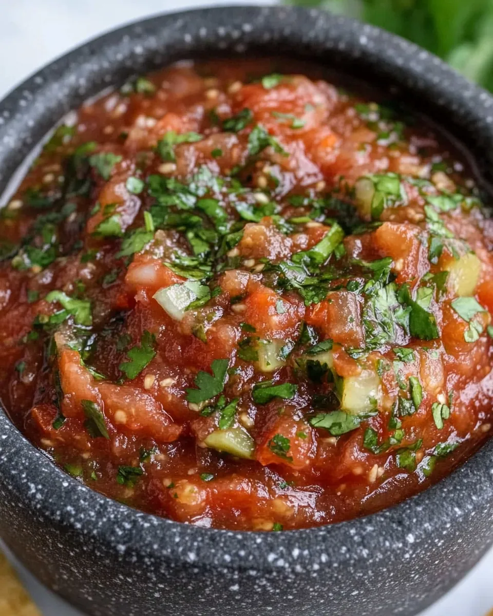 Roasted Tomato Salsa