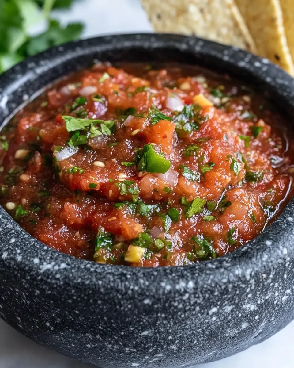 Roasted Tomato Salsa