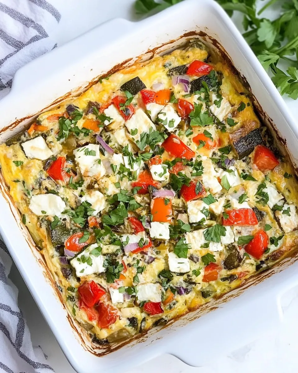 Roasted Veggie Breakfast Casserole