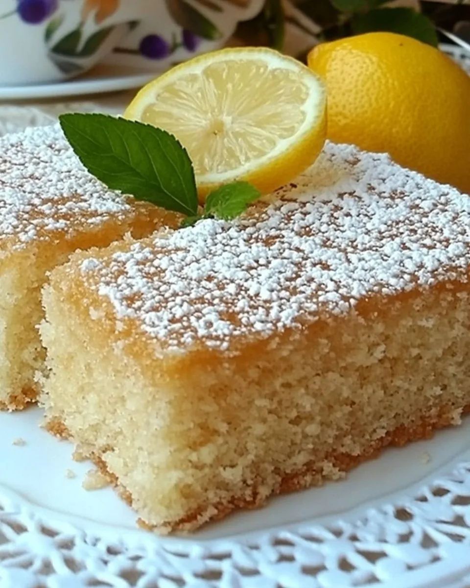 Romanian Lemon Cake