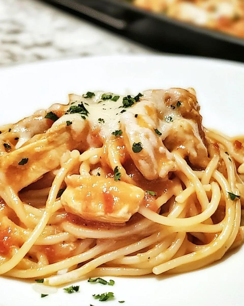 Rotel Chicken Spaghetti