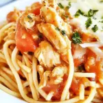 Rotel Chicken Spaghetti