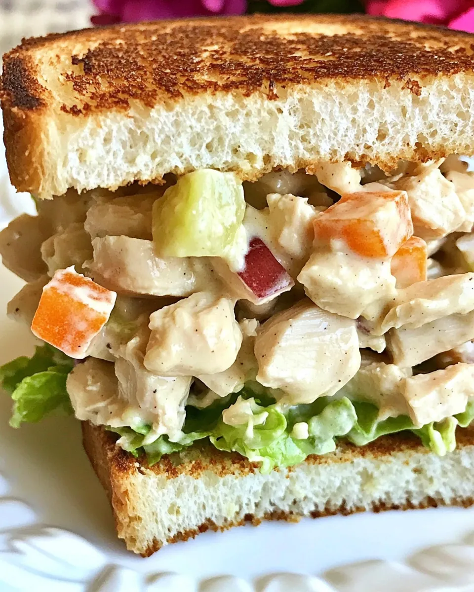 Rotisserie Chicken Salad Sandwich