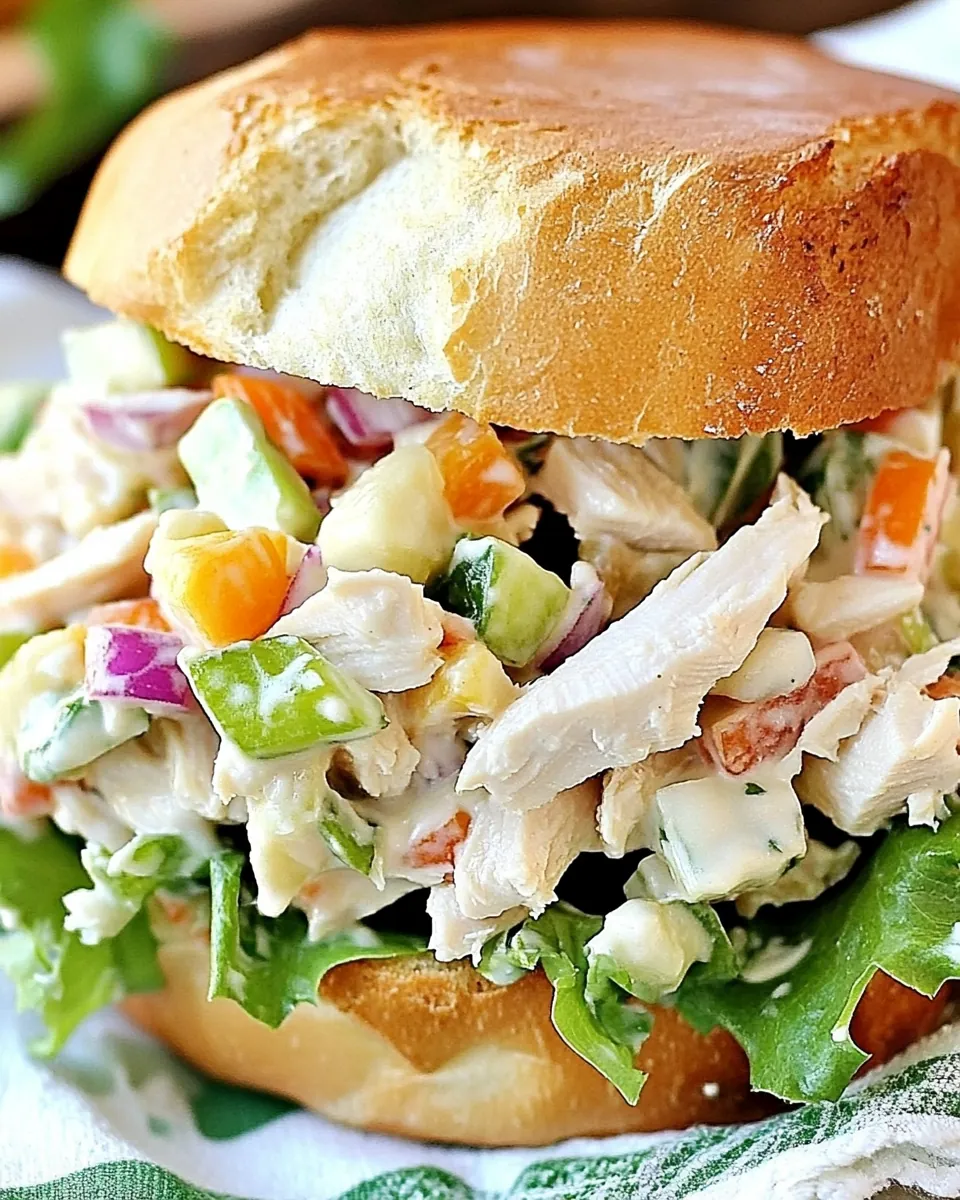 Rotisserie Chicken Salad Sandwich