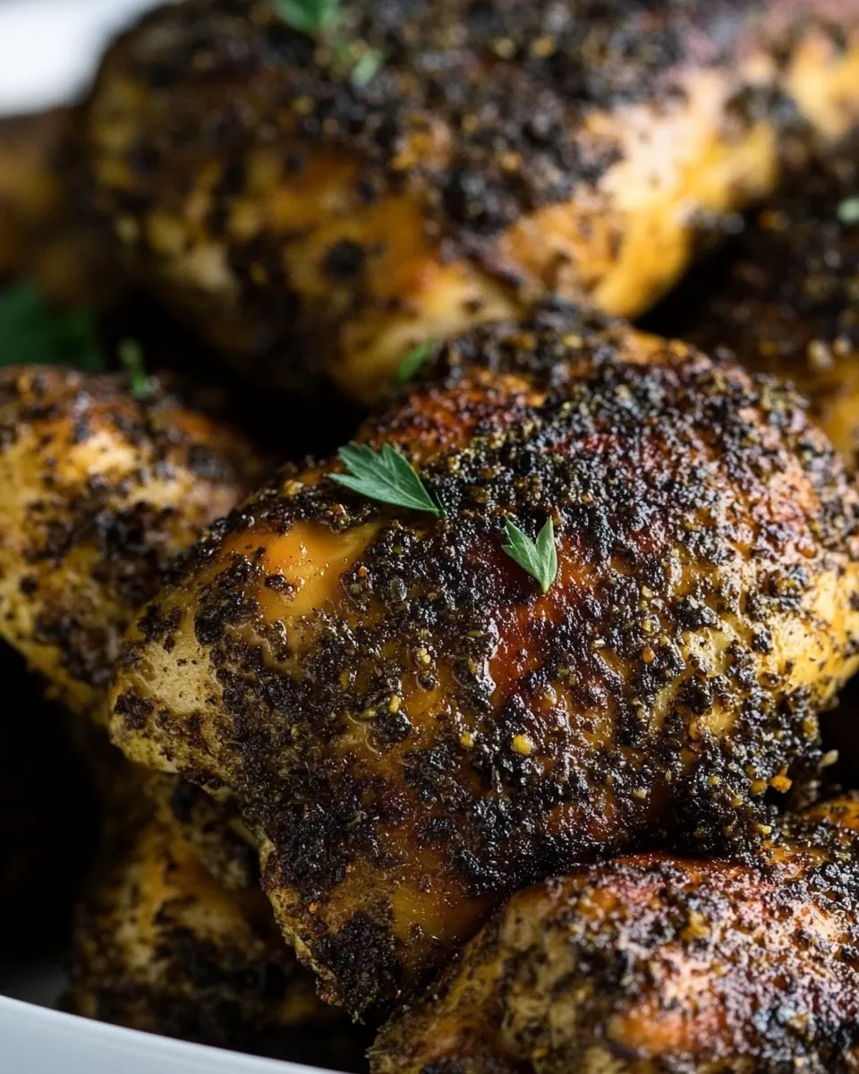 Rotisserie Style Roasted Chicken Pieces