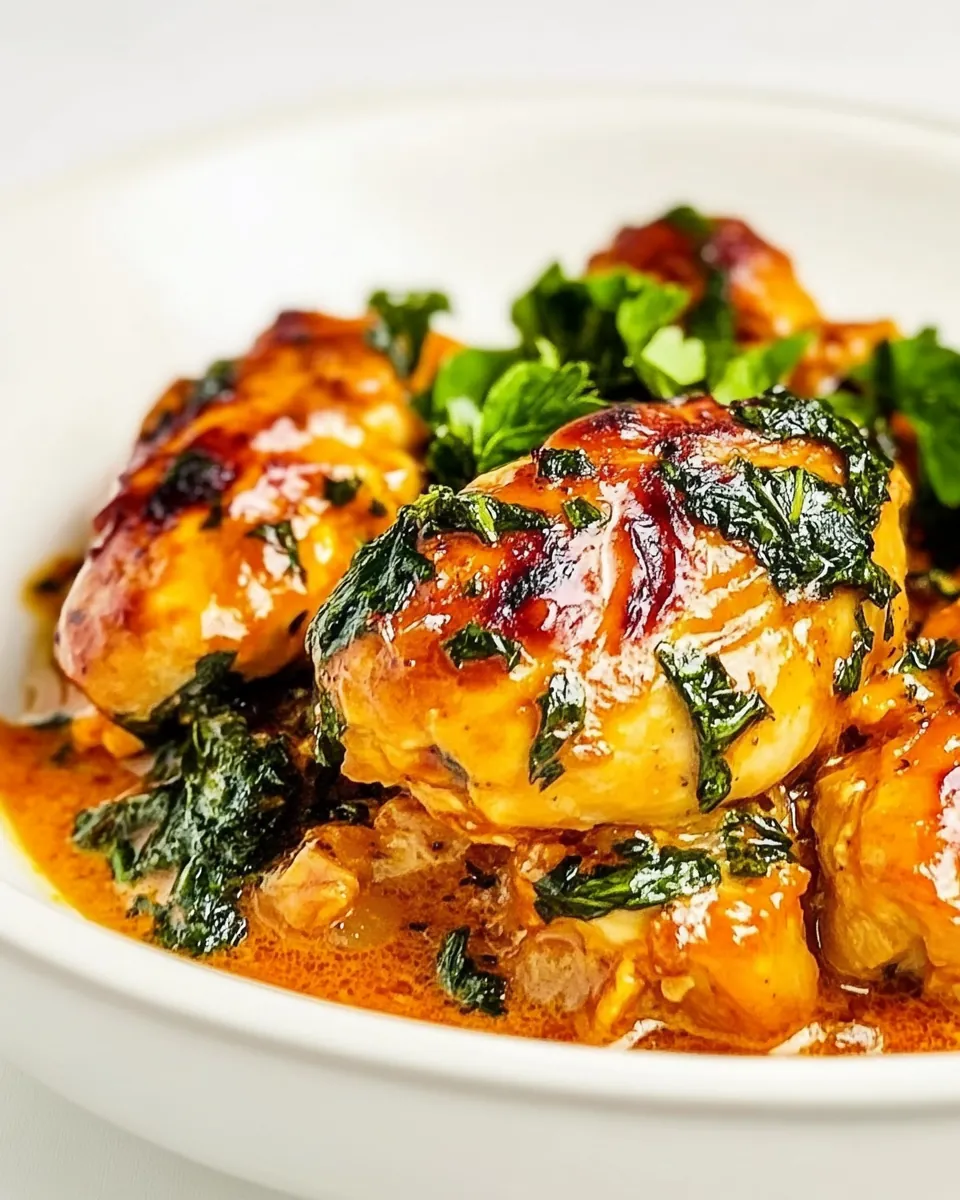 Saffron Chicken with Parsley and Lemon