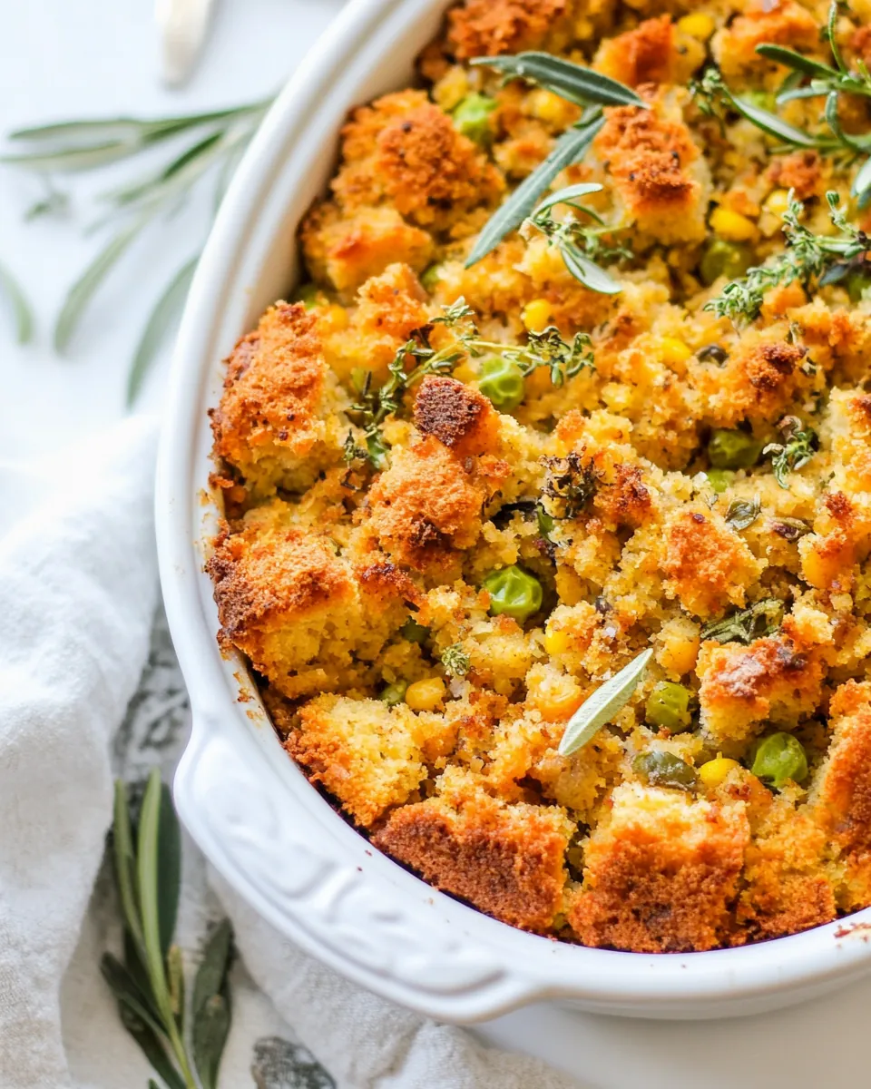 Sage Cornbread Stuffing