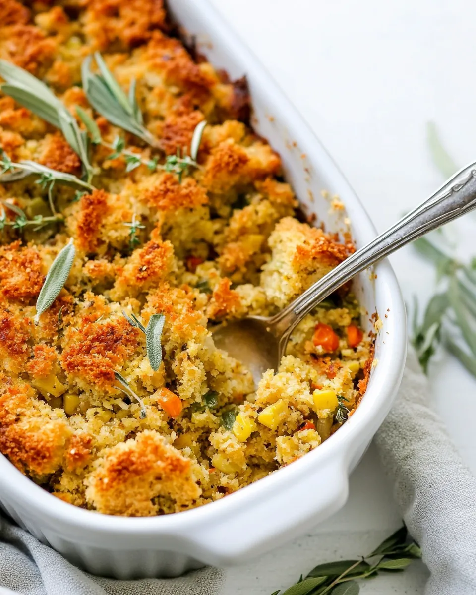 Sage Cornbread Stuffing