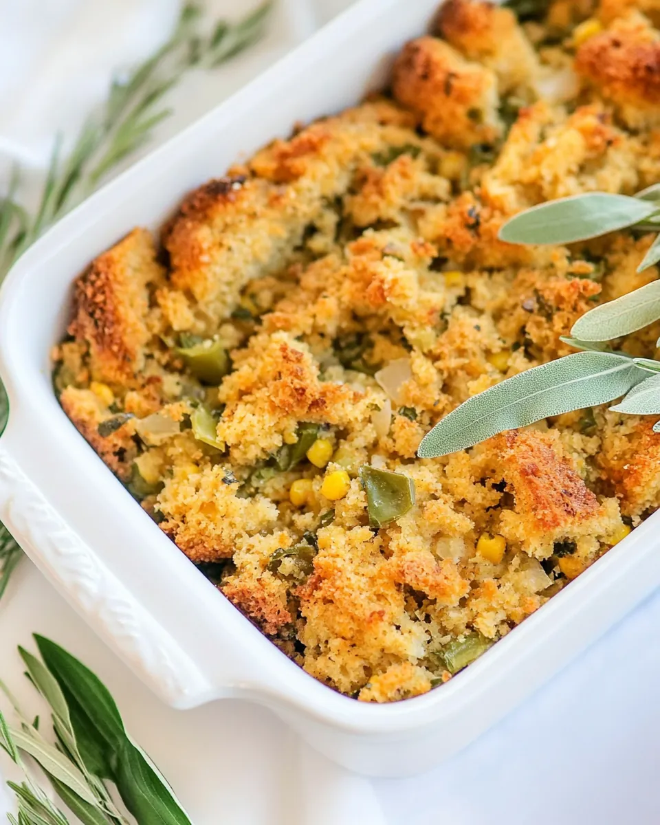 Sage Cornbread Stuffing