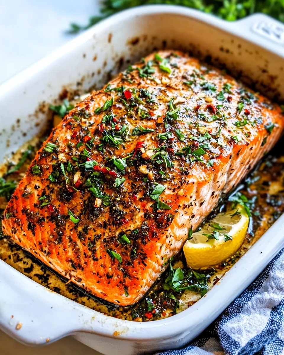 Salmon in the Oven