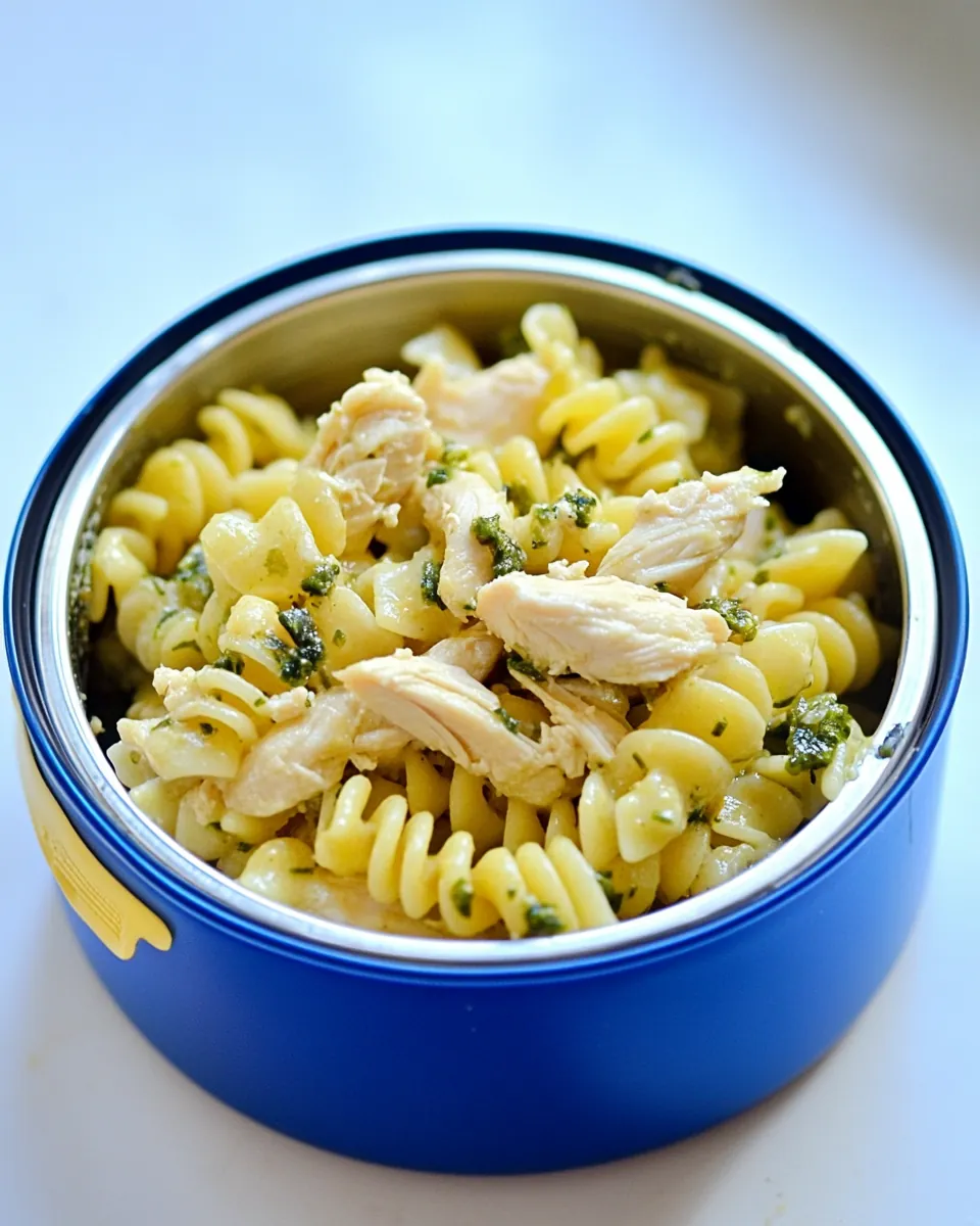 Salsa Verde Chicken Pasta