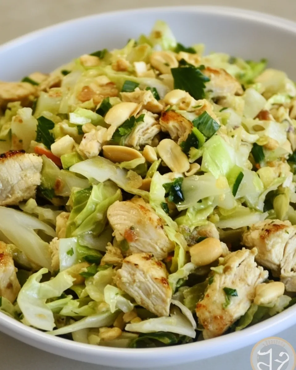 Asian Chicken Cabbage Salad