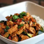Santa Fe Chicken and Zucchini Stir Fry