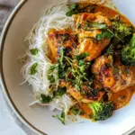 Coconut Braised Chicken with Rice Noodles