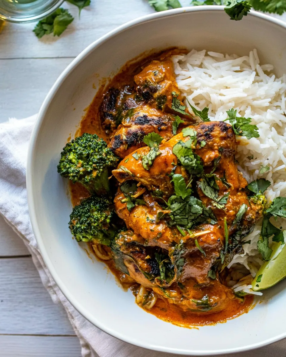 Coconut Braised Chicken with Rice Noodles