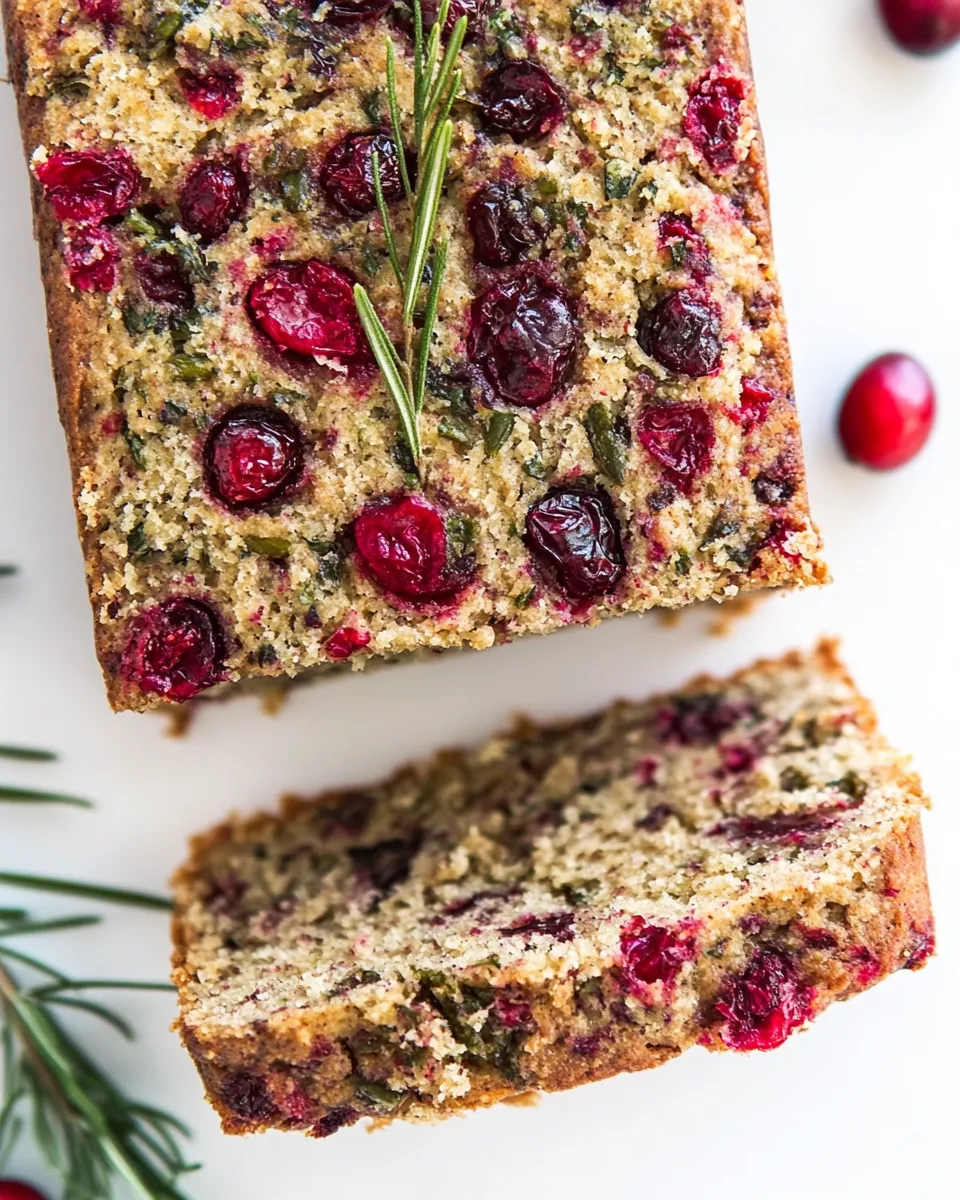 Savory Cranberry Bread