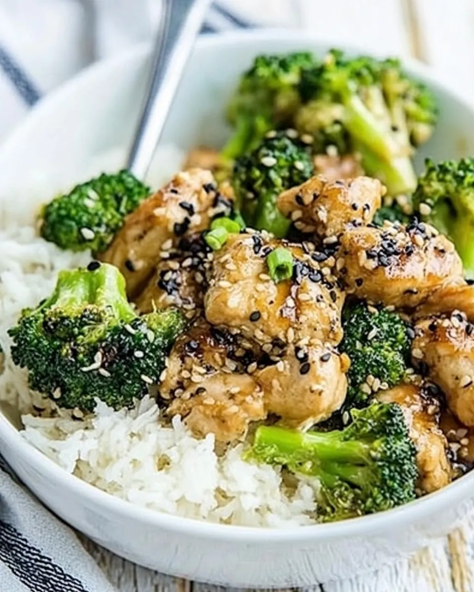 Sesame Chicken Broccoli Meal