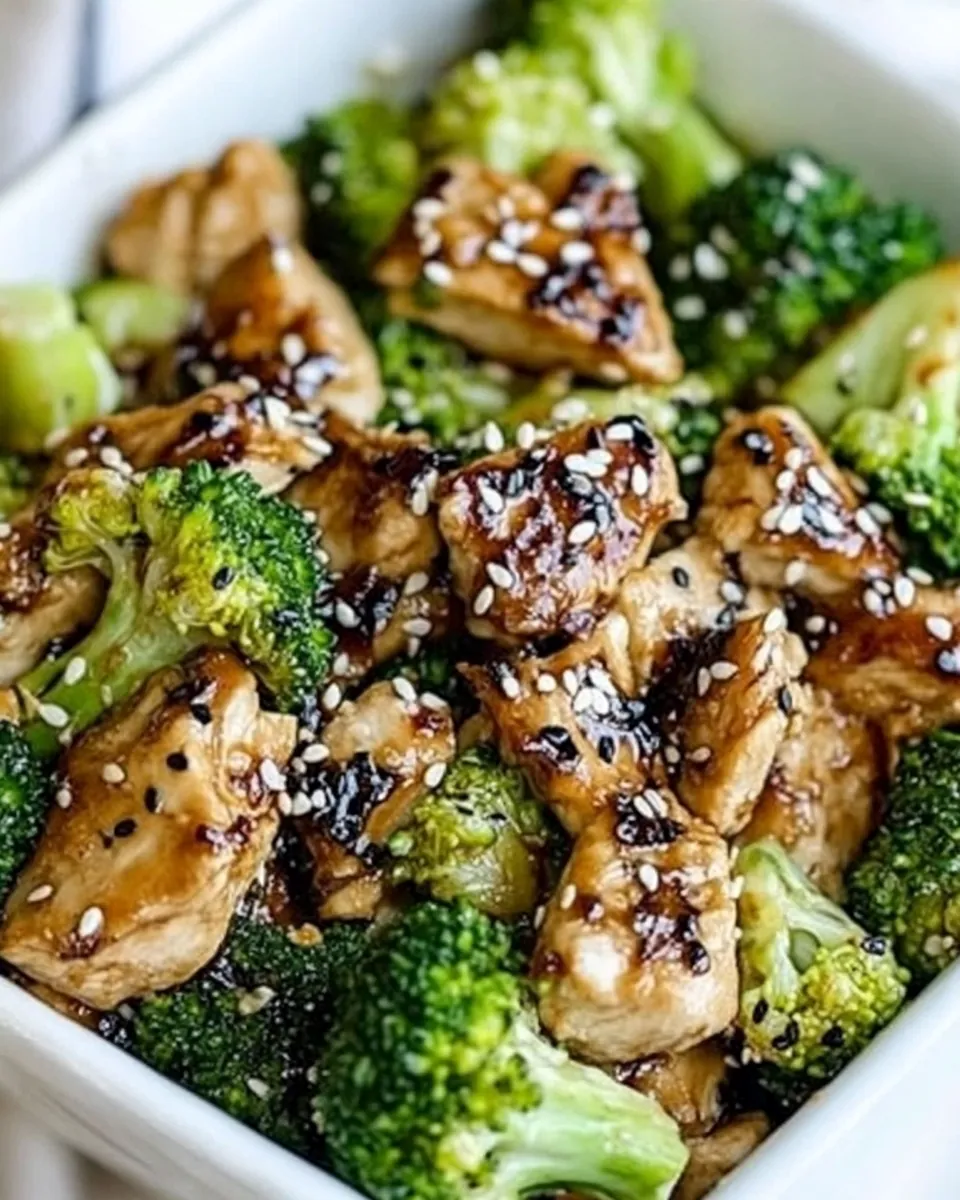 Sesame Chicken Broccoli Meal