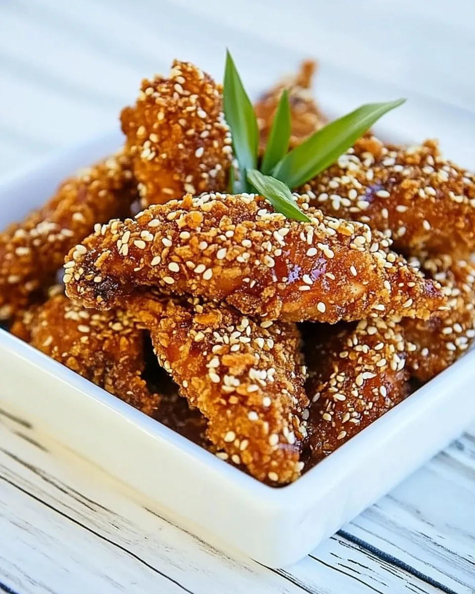 Sesame Crusted Chicken