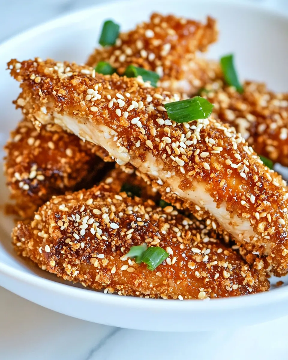 Sesame Crusted Chicken