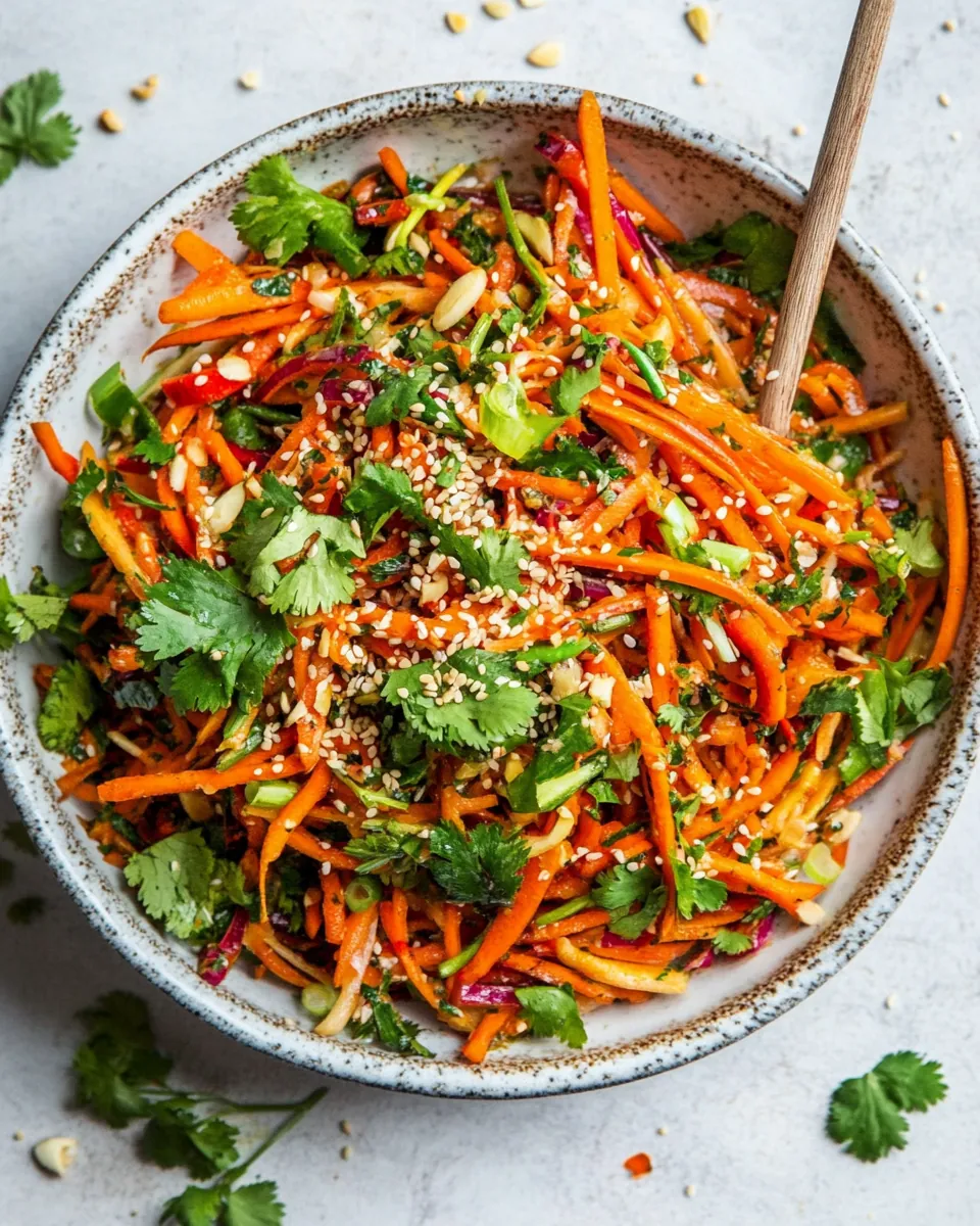 Sesame Ginger Carrot Salad