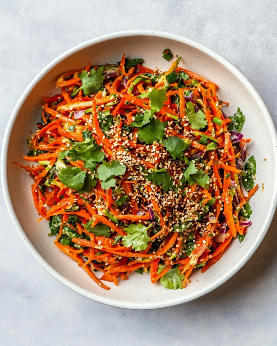 Sesame Ginger Carrot Salad