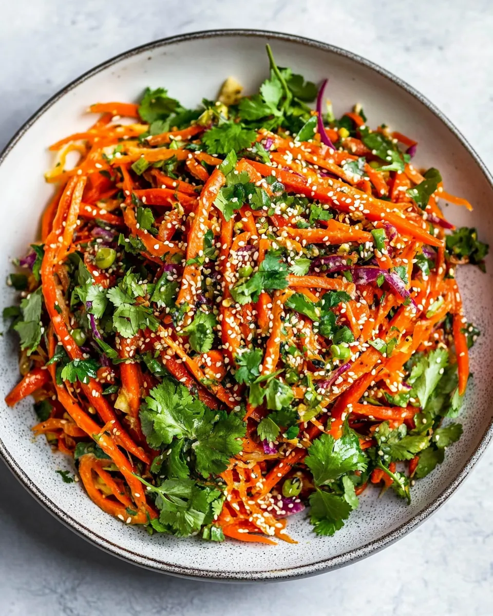 Sesame Ginger Carrot Salad