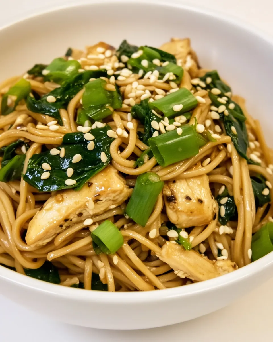 Sesame Noodles with Chicken