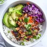 Sesame Soy Chicken with Coconut Rice