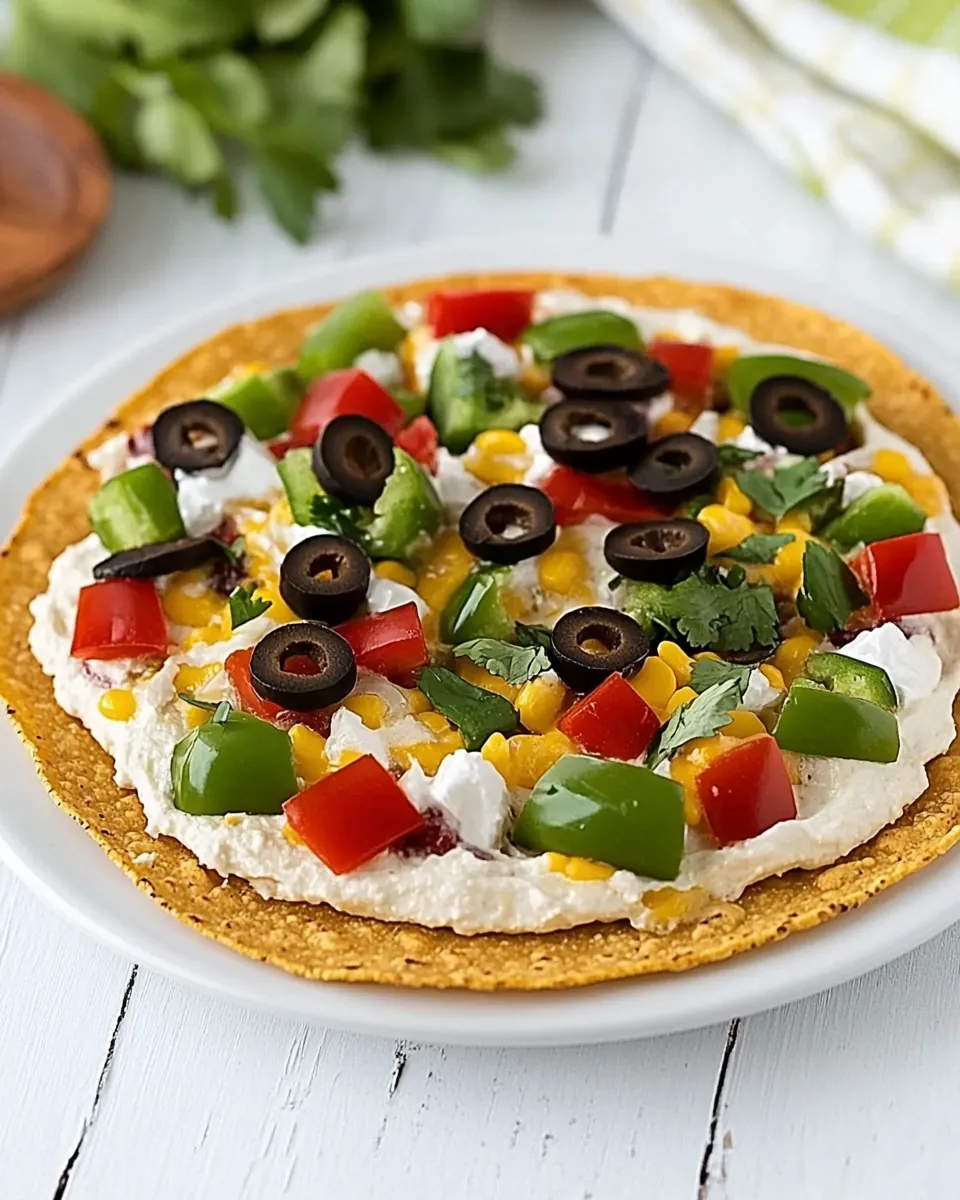 Seven Layer Dip Tostadas