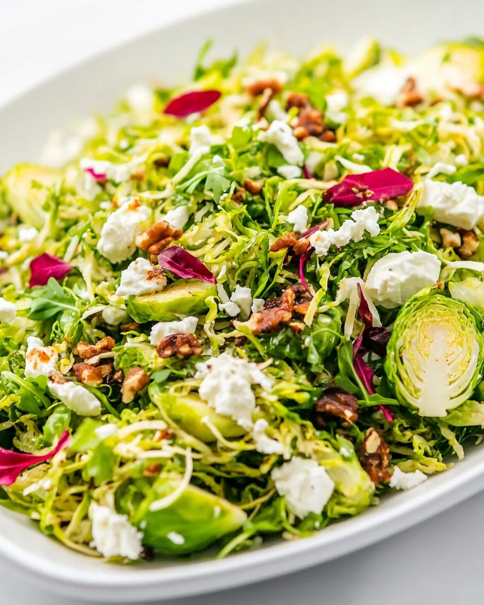 Shaved Brussels Sprout Salad