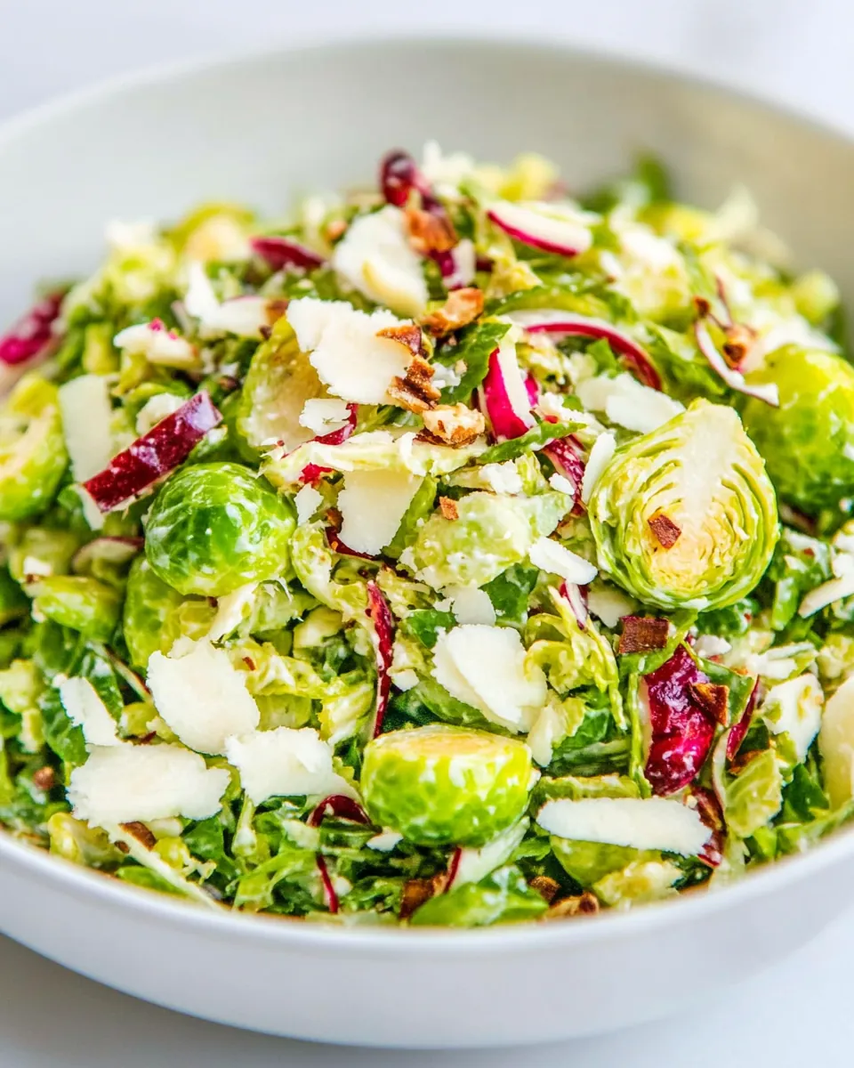 Shaved Brussels Sprout Salad