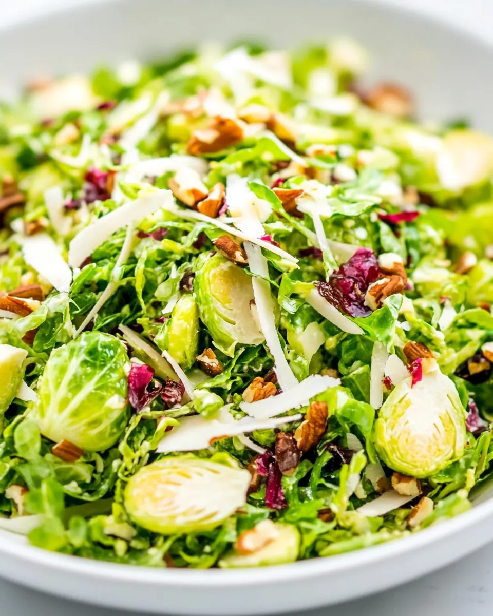 Shaved Brussels Sprout Salad