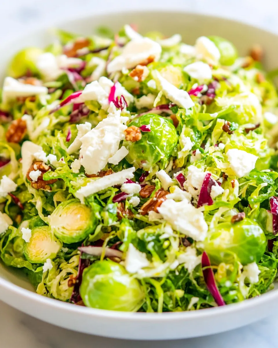 Shaved Brussels Sprout Salad