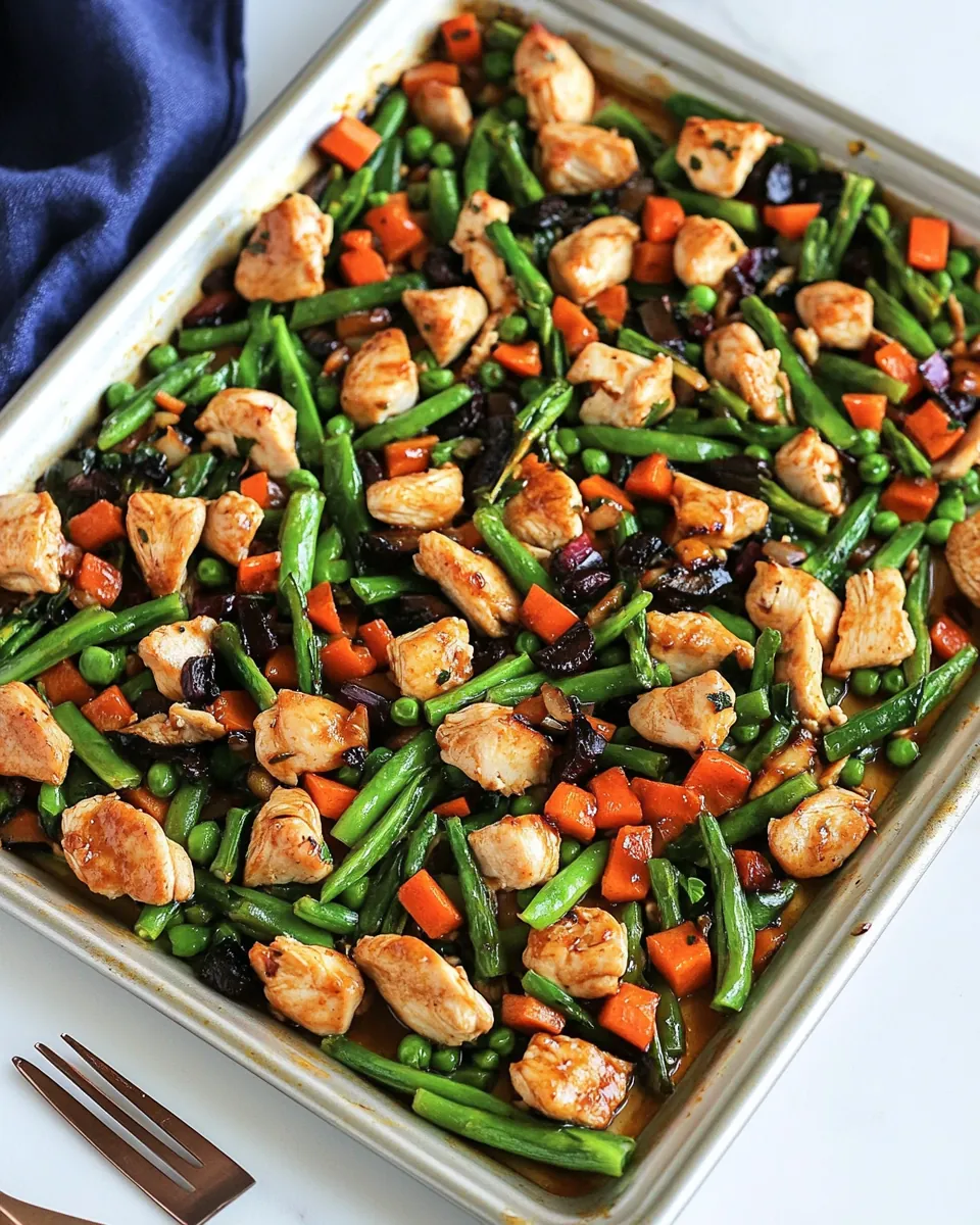 Sheet Pan Chicken Stir-Fry
