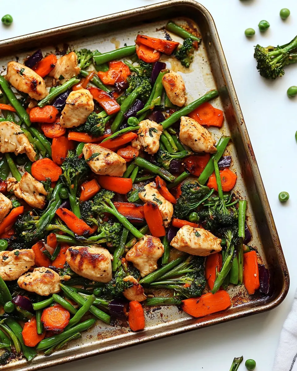 Sheet Pan Chicken Stir-Fry
