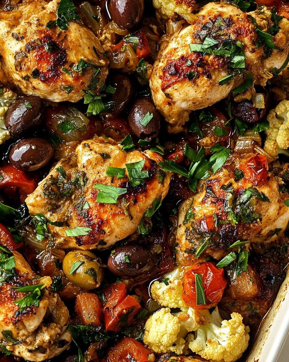 Sheet Pan Chicken Tagine