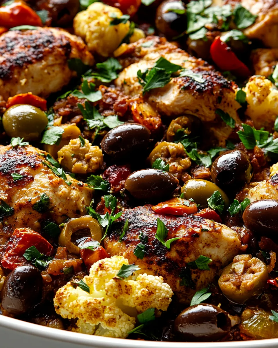 Sheet Pan Chicken Tagine