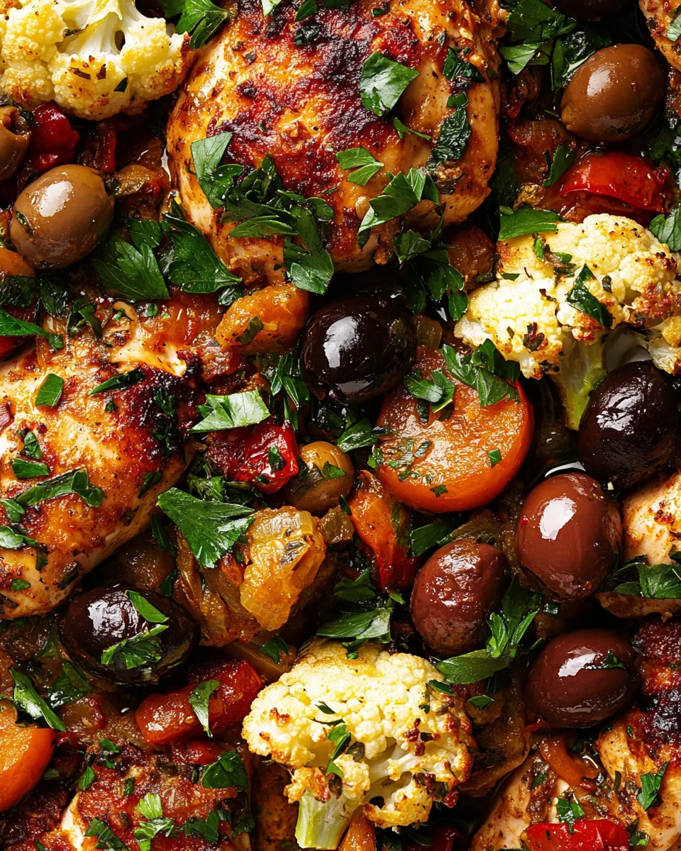 Sheet Pan Chicken Tagine