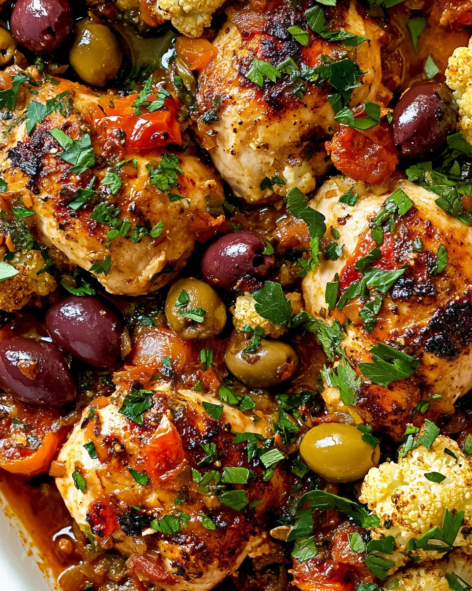 Sheet Pan Chicken Tagine