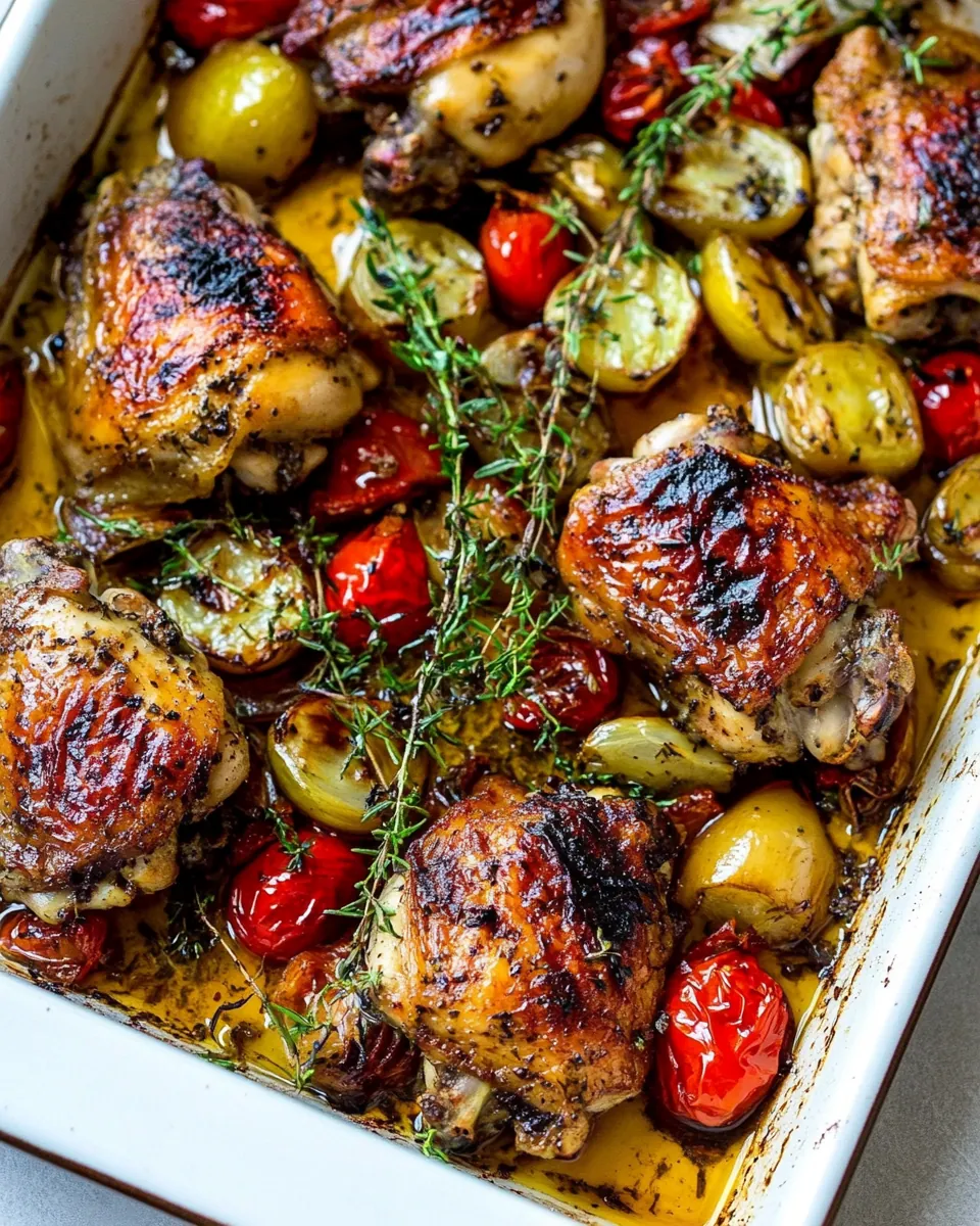 Sheet Pan Chicken Thighs
