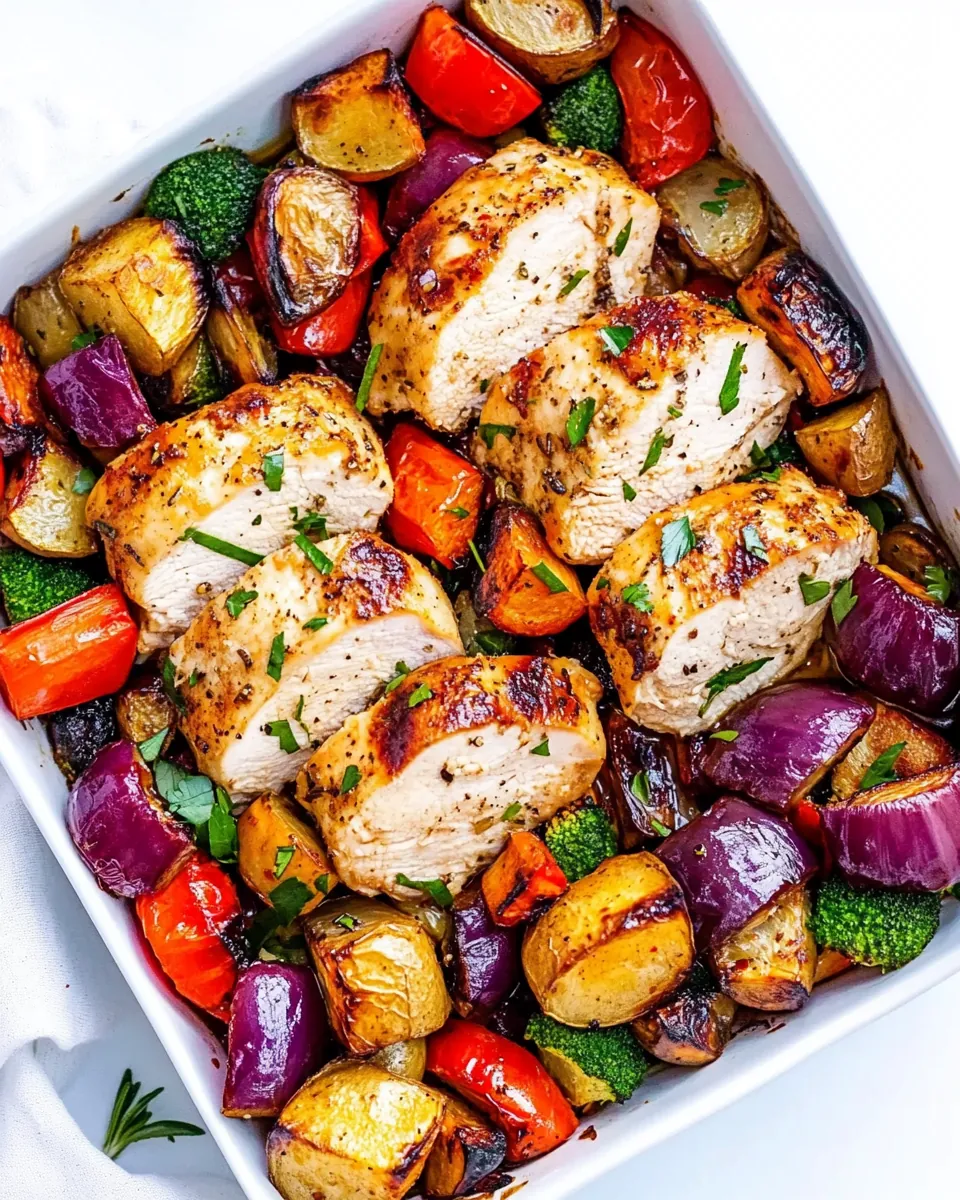 Sheet Pan Chicken and Veggies