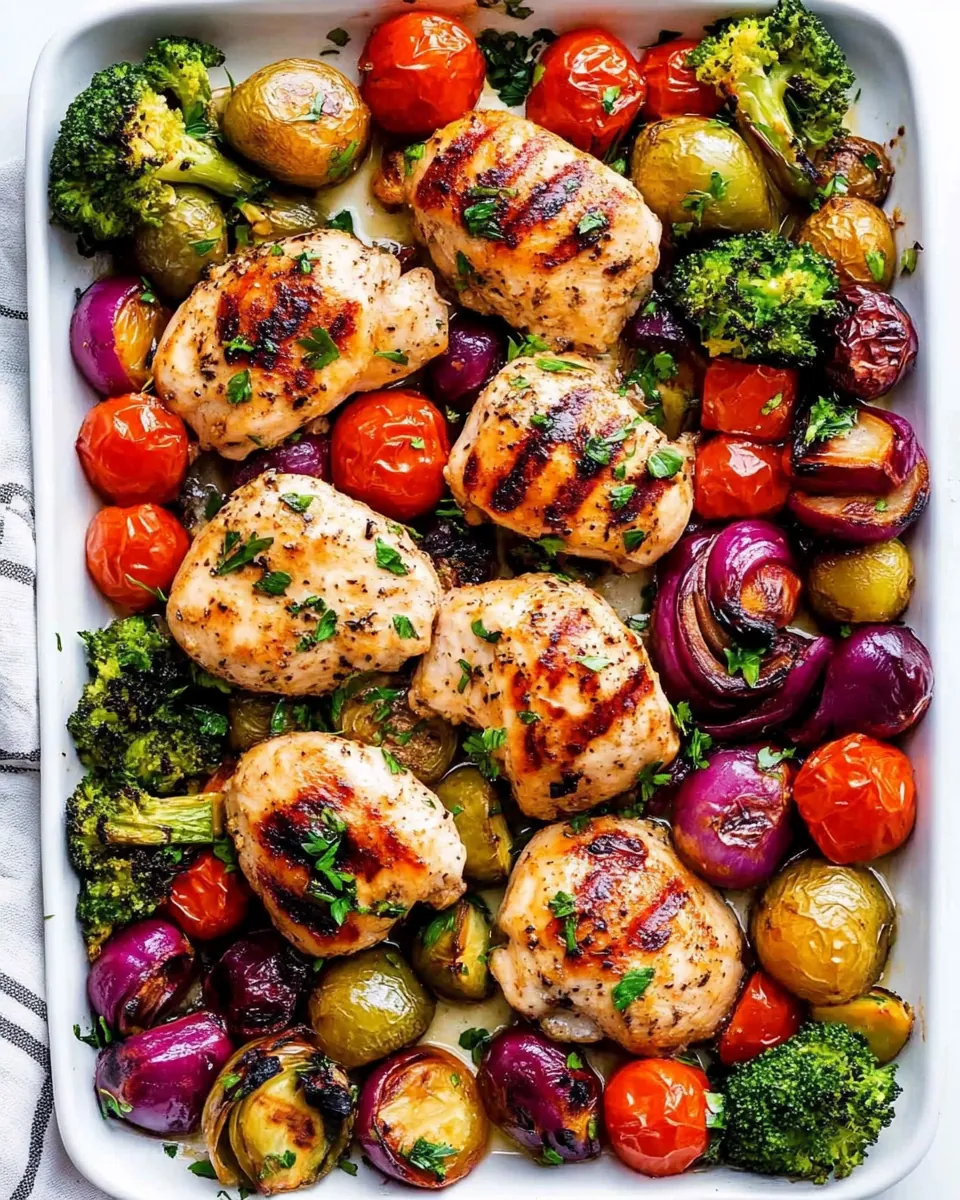 Sheet Pan Chicken and Veggies