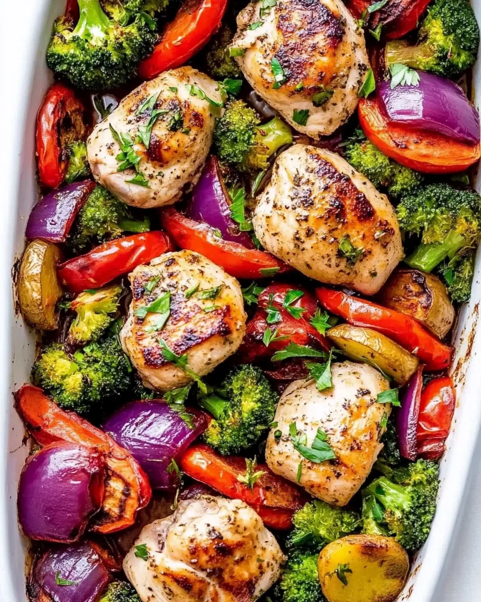Sheet Pan Chicken and Veggies