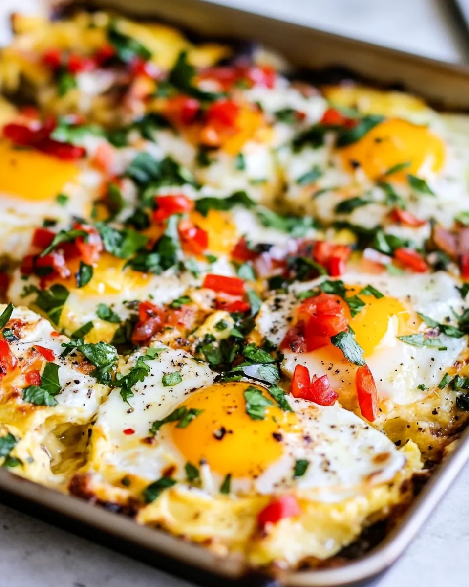Sheet Pan Eggs