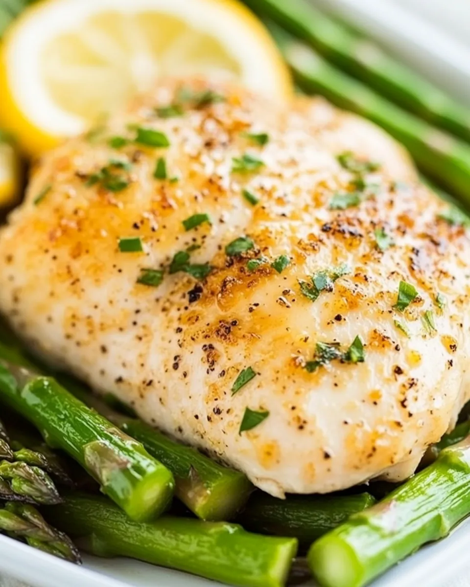 Sheet Pan Honey Horseradish Chicken Asparagus