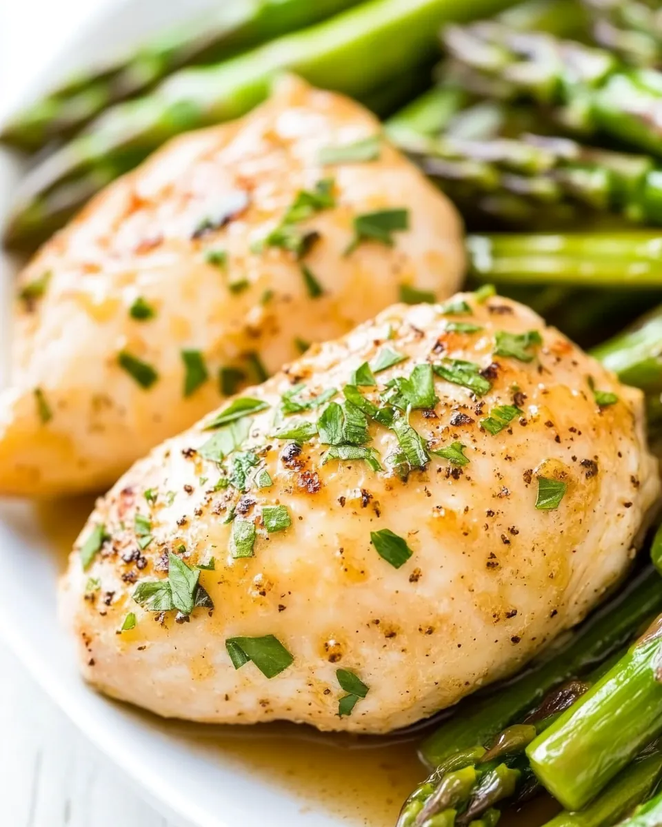 Sheet Pan Honey Horseradish Chicken Asparagus
