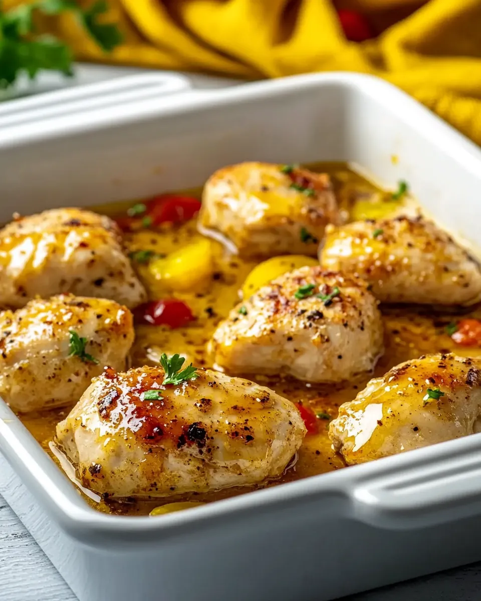 Sheet Pan Hot Honey Chicken