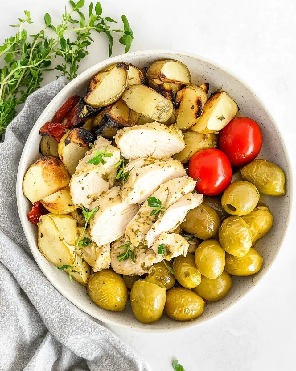 Sheet Pan Mediterranean Chicken